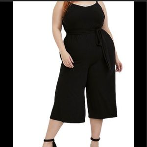 Torrid Romper Jumpsuit 3x black like new